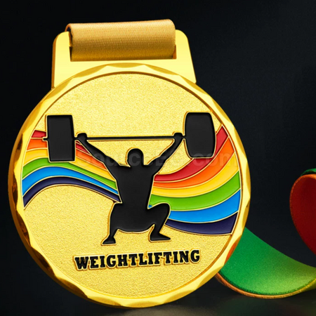 Customization Weightlifting Metal Medal Corporate Gifts