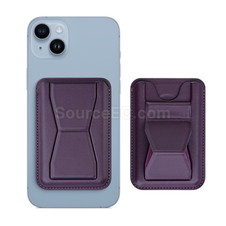 Customization Magnetic Leather Phone Card Holder Corporate Gifts