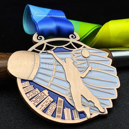 Customization Badminton Metal Medal Corporate Gifts