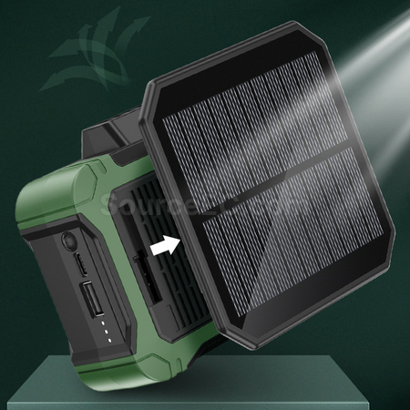 Customization Solar Energy Portable Waist Fan Corporate Gifts