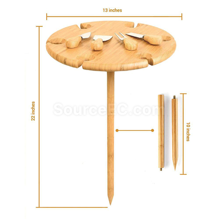 Customization Bamzuki Outdoor Party Table Corporate Gifts