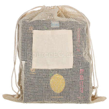 Customization Cuban Cotton Mesh Produce Bag Corporate Gifts
