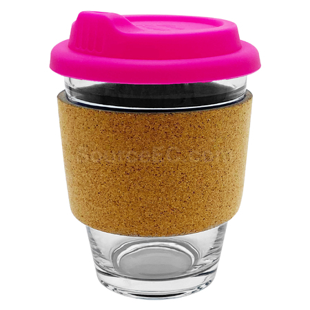 Customization Carlo Glass Coffee Cup - Cork Band Corporate Gifts