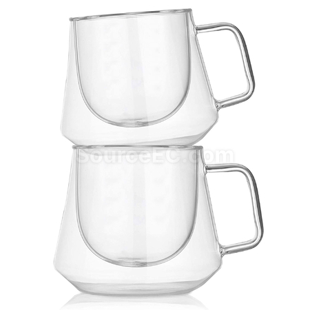 Customization Diamond Glass Coffee Cup Corporate Gifts