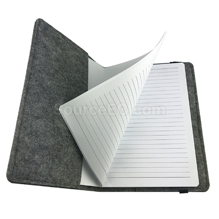 Customization Allison A5 Felt Notebook Corporate Gifts