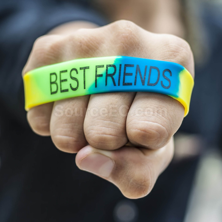 Customization Vibra Colour Silicone Wrist Band Corporate Gifts