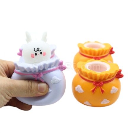 Customization Lucky Bag Rabbit Stress Relief toy Corporate Gifts