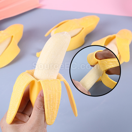 Customization Simulated Peeling Banana Stress Relief Toy Corporate Gifts