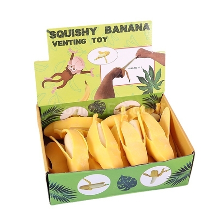 Customization Simulated Peeling Banana Stress Relief Toy Corporate Gifts