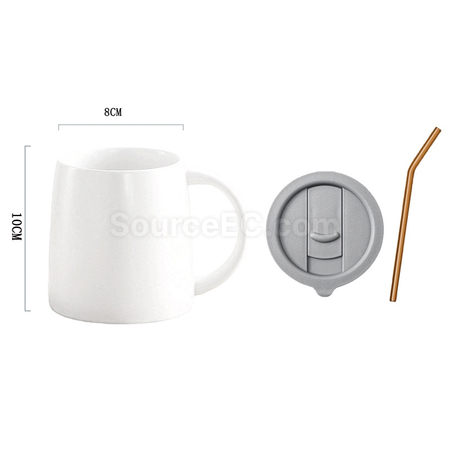 Customization Ceramic Mug With Lid Corporate Gifts