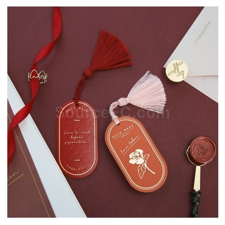 Customization Leather Keychain Bookmark Corporate Gifts