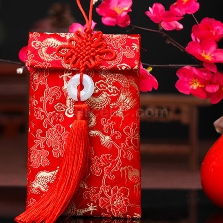Customization Fabric Red Envelope Corporate Gifts
