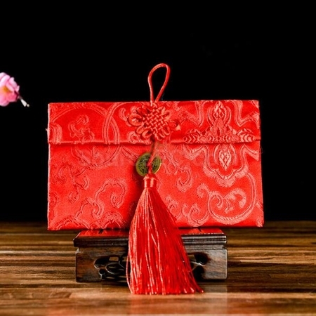 Customization Fabric Red Envelope Corporate Gifts