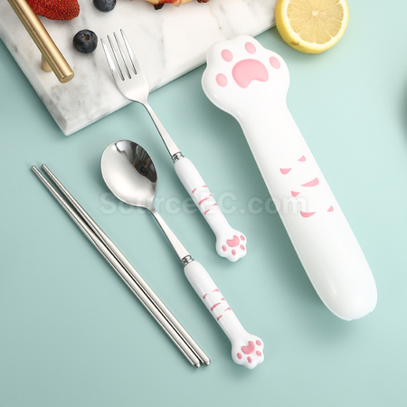 Customization Creative Cat Claw Stainless Steel Tableware Corporate Gifts