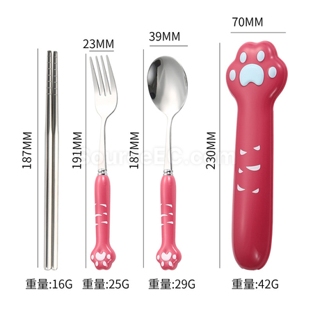 Customization Creative Cat Claw Stainless Steel Tableware Corporate Gifts