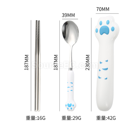 Customization Creative Cat Claw Stainless Steel Tableware Corporate Gifts