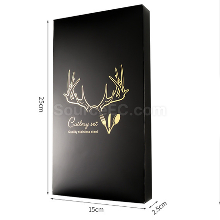 Customization Christmas Antler Stainless Steel Tableware Corporate Gifts