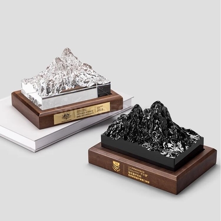 Customization Customized Iceberg Solid Wood Crystal Trophy Corporate Gifts