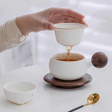 Customization Zhaocai Cat Ceramic Cup Corporate Gifts