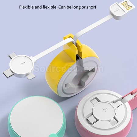 Customization Multifunctional Three-In-One Charging Cable Corporate Gifts