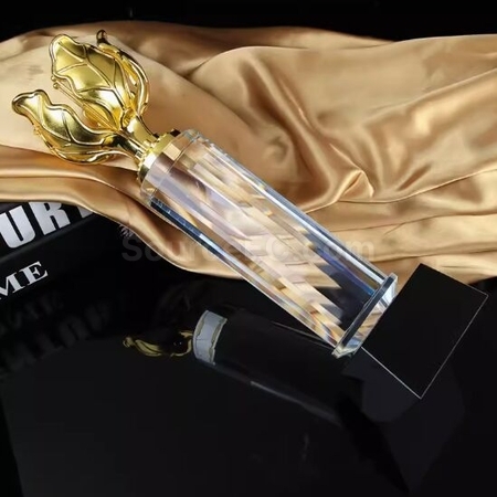 Customization Bauhinia Crystal Trophy Corporate Gifts