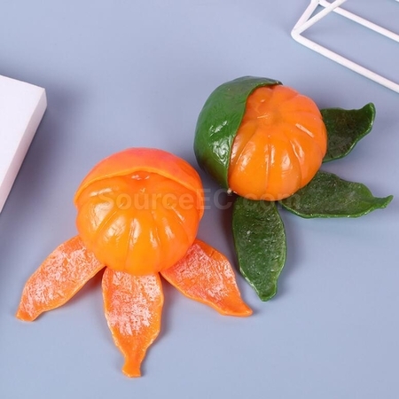 Customization Fun Orange Stress Relief Toy Corporate Gifts