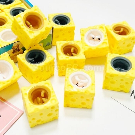 Customization Mouse Cheese Stress Relief Toy Corporate Gifts