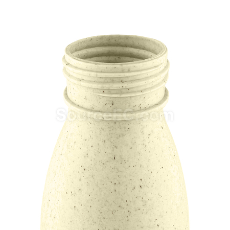 Customization 22OZ Stainless steel Bottle Cap and Bottom Bamboo Fiber PP Water Bottle Corporate Gifts
