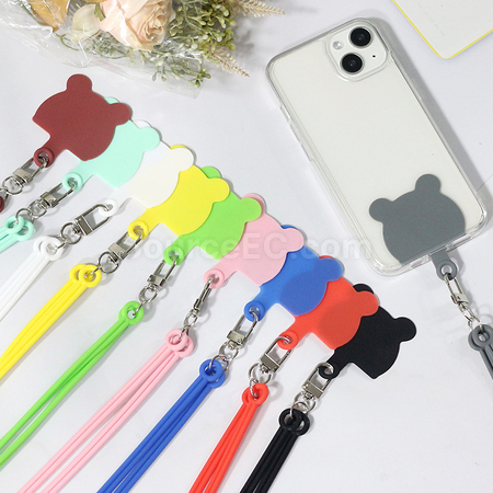 Customization Silicone Card Phone Lanyard Corporate Gifts
