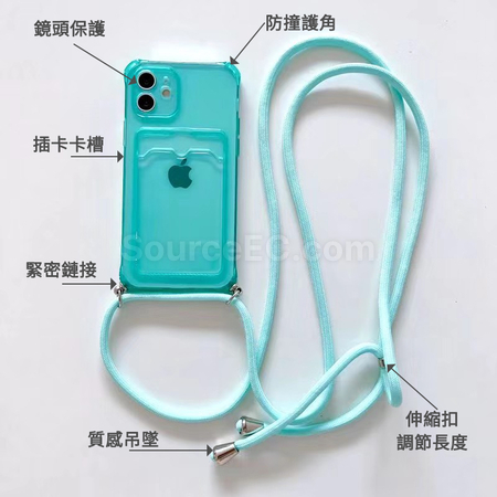 Customization Lanyard TPU Phone Case with Card Holder Corporate Gifts
