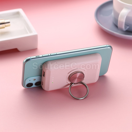 Customization Ring magnetic wireless power bank Corporate Gifts