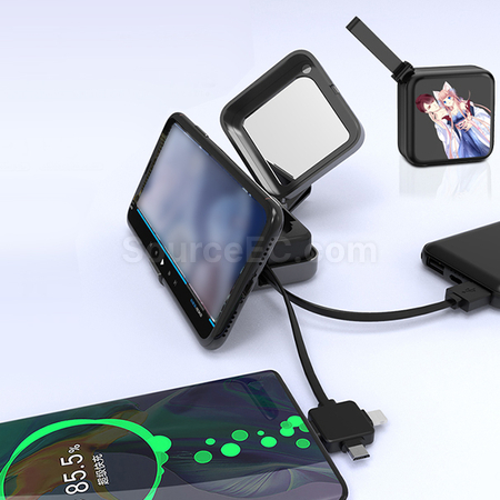 Customization Multi 3-in-1 Charging Cable with Mirror Corporate Gifts