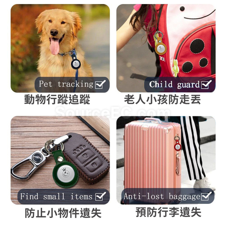Customization AirTag PU Cover with Keyring Corporate Gifts