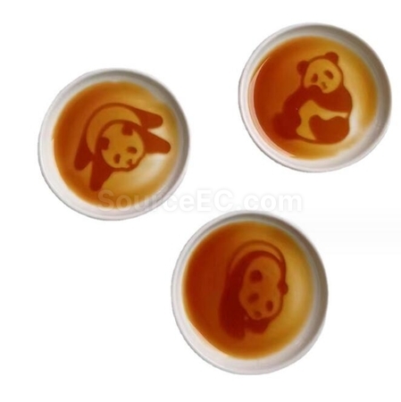 Customized ceramic soy sauce dish