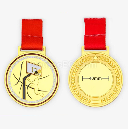 Customization Basketball Metal Medal Corporate Gifts