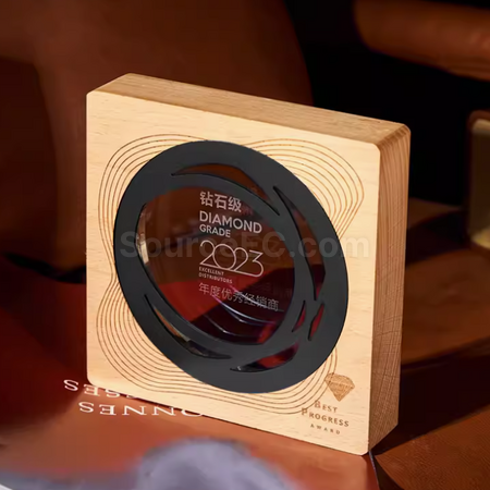 Customization Solid Wood Trophy Corporate Gifts