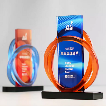 Customization Resin Crystal Trophy Corporate Gifts