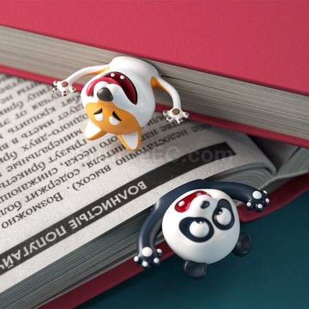 Customization Cartoon PVC Bookmark Corporate Gifts