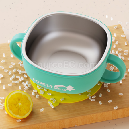 Customization Drop Resistant 316 Stainless Steel Baby Bowl Corporate Gifts