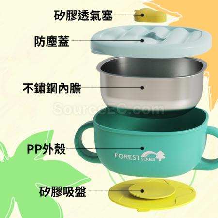 Customization Drop Resistant 316 Stainless Steel Baby Bowl Corporate Gifts
