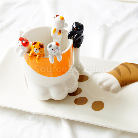 Customization Cute Cat Coffee Spoon Corporate Gifts
