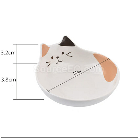 Customization Ceramic Cat Shaped Salad Bowl Corporate Gifts