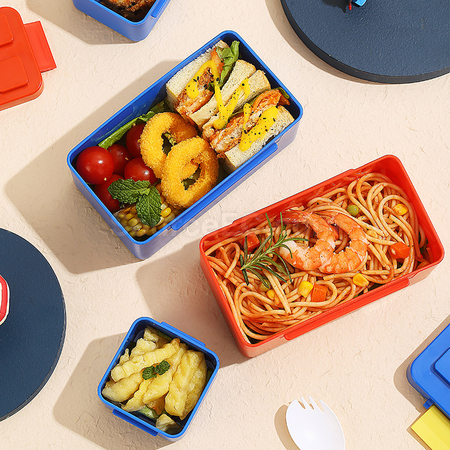 Customization Creative Building Block Double Layer Lunch Box Corporate Gifts