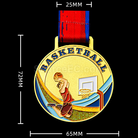 Customization Basketball Metal Medal Corporate Gifts