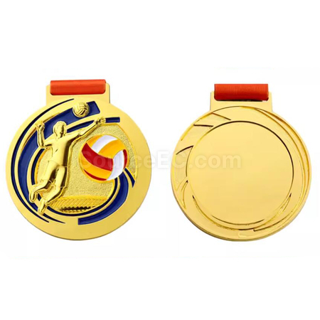 Customization Volleyball Metal Medal Corporate Gifts