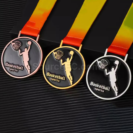 Customization Basketball Metal Medal Corporate Gifts