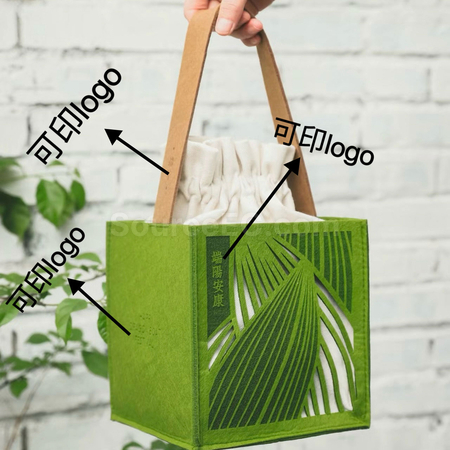 Customization Checkered Felt ToteBag Corporate Gifts