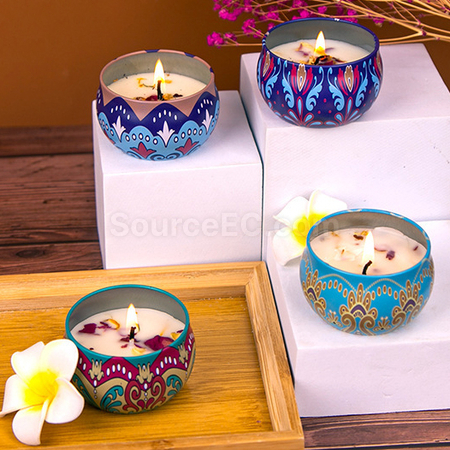 Customization Romantic Scented Candle Gift Box Set Corporate Gifts