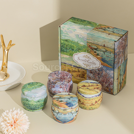 Customization Romantic Scented Candle Gift Box Set Corporate Gifts