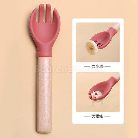 Customization Short-handled Wooden Cutlery Corporate Gifts